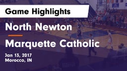 North Newton  vs Marquette Catholic Game Highlights - Jan 13, 2017