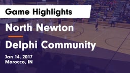 North Newton  vs Delphi Community  Game Highlights - Jan 14, 2017