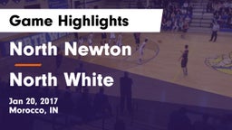 North Newton  vs North White  Game Highlights - Jan 20, 2017