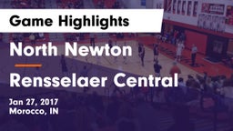 North Newton  vs Rensselaer Central  Game Highlights - Jan 27, 2017