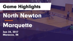 North Newton  vs Marquette  Game Highlights - Jan 24, 2017