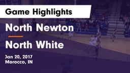 North Newton  vs North White  Game Highlights - Jan 20, 2017