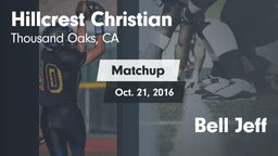 Matchup: Hillcrest Christian vs. Bell Jeff 2016