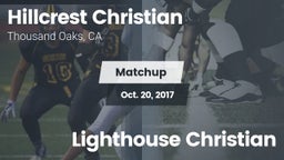 Matchup: Hillcrest Christian vs. Lighthouse Christian 2017