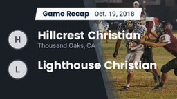 Recap: Hillcrest Christian   vs. Lighthouse Christian 2018