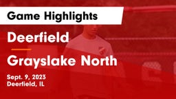 Deerfield  vs Grayslake North  Game Highlights - Sept. 9, 2023