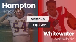 Matchup: Hampton  vs. Whitewater  2017