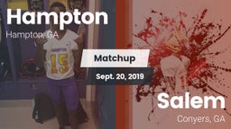 Matchup: Hampton  vs. Salem  2019
