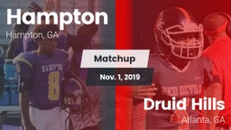 Matchup: Hampton  vs. Druid Hills  2019