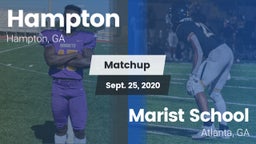 Matchup: Hampton  vs. Marist School 2020