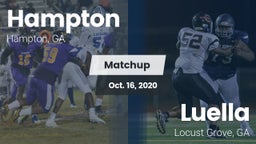 Matchup: Hampton  vs. Luella  2020