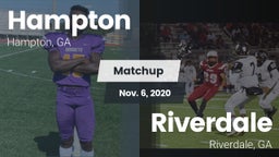 Matchup: Hampton  vs. Riverdale  2020