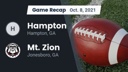 Recap: Hampton  vs. Mt. Zion  2021