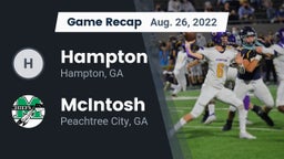 Recap: Hampton  vs. McIntosh  2022