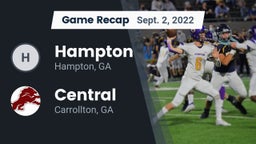 Recap: Hampton  vs. Central  2022