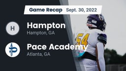 Recap: Hampton  vs. Pace Academy 2022