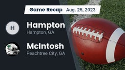 Recap: Hampton  vs. McIntosh  2023