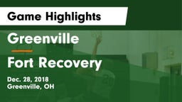 Greenville  vs Fort Recovery  Game Highlights - Dec. 28, 2018