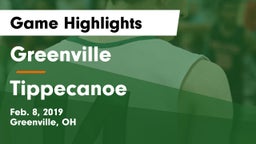 Greenville  vs Tippecanoe  Game Highlights - Feb. 8, 2019