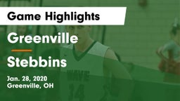 Greenville  vs Stebbins  Game Highlights - Jan. 28, 2020