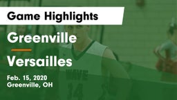 Greenville  vs Versailles  Game Highlights - Feb. 15, 2020