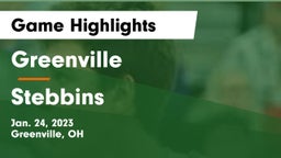 Greenville  vs Stebbins  Game Highlights - Jan. 24, 2023