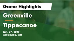 Greenville  vs Tippecanoe  Game Highlights - Jan. 27, 2023
