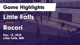 Little Falls vs Rocori  Game Highlights - Dec. 13, 2018