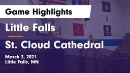 Little Falls vs St. Cloud Cathedral  Game Highlights - March 2, 2021
