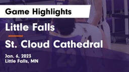 Little Falls vs St. Cloud Cathedral  Game Highlights - Jan. 6, 2023