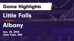 Little Falls vs Albany  Game Highlights - Jan. 20, 2023