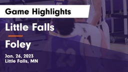 Little Falls vs Foley  Game Highlights - Jan. 26, 2023