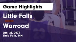 Little Falls vs Warroad  Game Highlights - Jan. 28, 2023