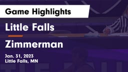 Little Falls vs Zimmerman  Game Highlights - Jan. 31, 2023