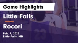 Little Falls vs Rocori  Game Highlights - Feb. 7, 2023
