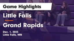Little Falls  vs Grand Rapids  Game Highlights - Dec. 1, 2023