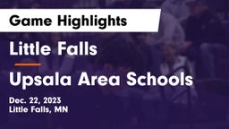 Little Falls  vs Upsala Area Schools Game Highlights - Dec. 22, 2023