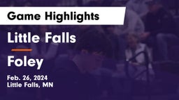 Little Falls  vs Foley  Game Highlights - Feb. 26, 2024