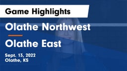 Olathe Northwest  vs Olathe East  Game Highlights - Sept. 13, 2022