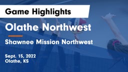 Olathe Northwest  vs Shawnee Mission Northwest  Game Highlights - Sept. 15, 2022