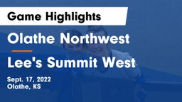 Olathe Northwest  vs Lee's Summit West  Game Highlights - Sept. 17, 2022