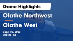 Olathe Northwest  vs Olathe West   Game Highlights - Sept. 20, 2022