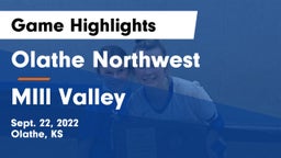 Olathe Northwest  vs MIll Valley  Game Highlights - Sept. 22, 2022
