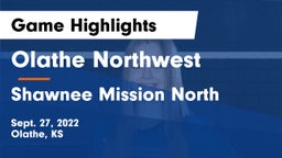 Olathe Northwest  vs Shawnee Mission North  Game Highlights - Sept. 27, 2022