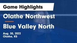 Olathe Northwest  vs Blue Valley North  Game Highlights - Aug. 30, 2022