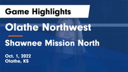 Olathe Northwest  vs Shawnee Mission North  Game Highlights - Oct. 1, 2022