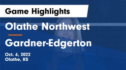 Olathe Northwest  vs Gardner-Edgerton  Game Highlights - Oct. 6, 2022