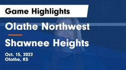 Olathe Northwest  vs Shawnee Heights  Game Highlights - Oct. 15, 2022