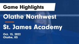 Olathe Northwest  vs St. James Academy  Game Highlights - Oct. 15, 2022