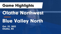 Olathe Northwest  vs Blue Valley North  Game Highlights - Oct. 22, 2022